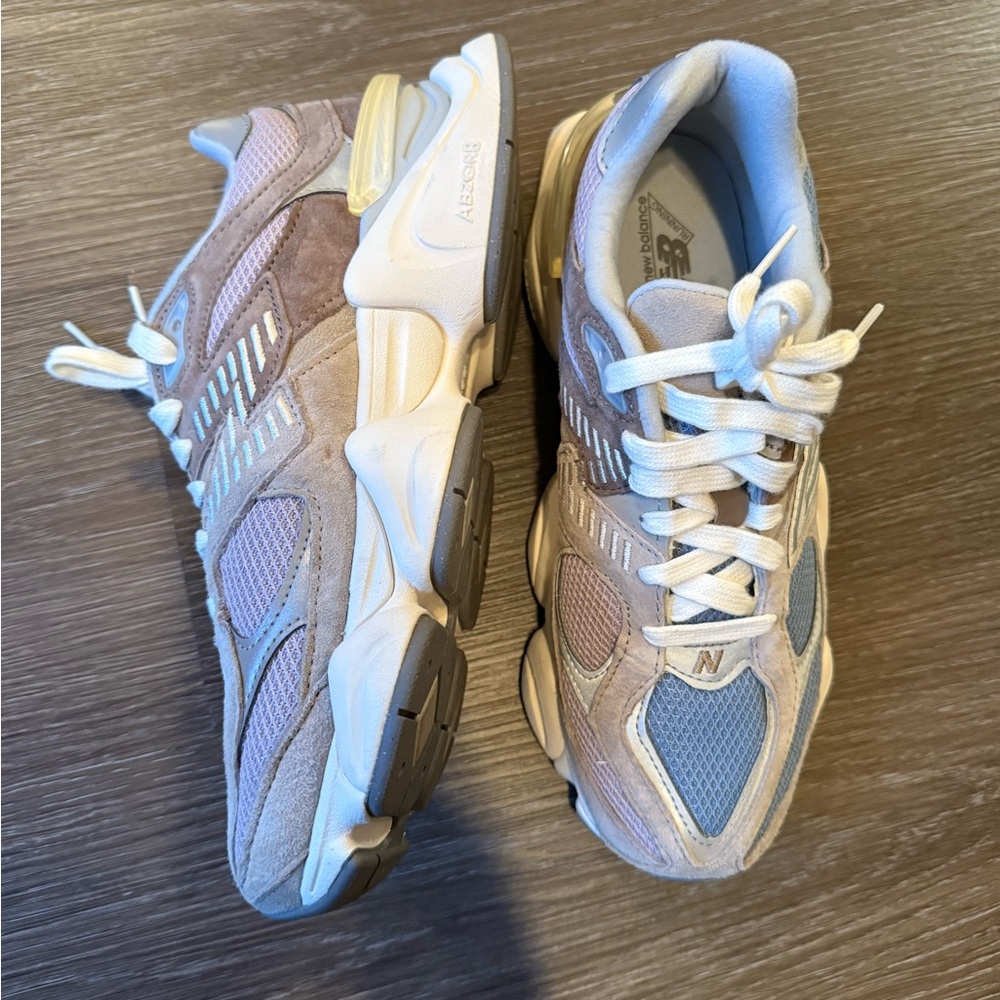 New Balance 9060 Cherry Blossom Pack- Mushroom Shoes - Picture 3 of 7